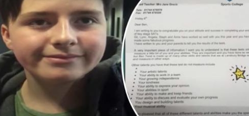 L’enseignant écrit une lettre surprenante à la mère d’un garçon autiste qui a raté son examen